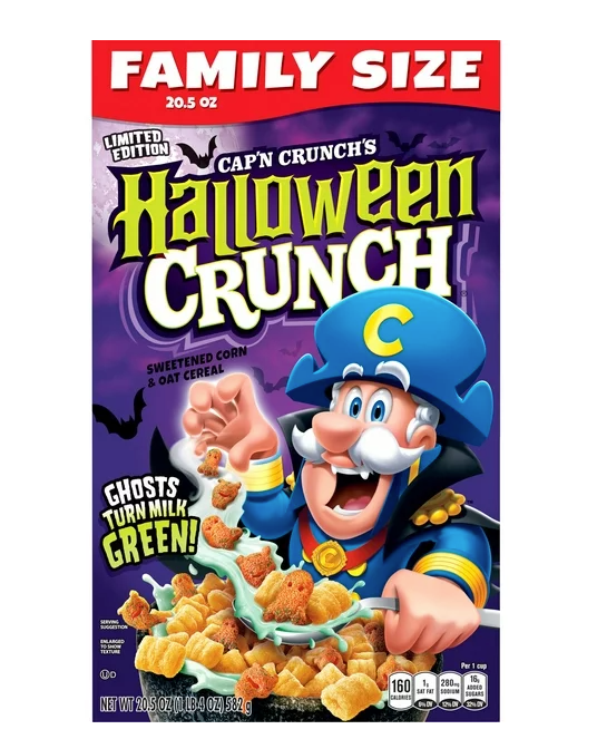 Captain Crunch Halloween, Family Size, 20.5 oz