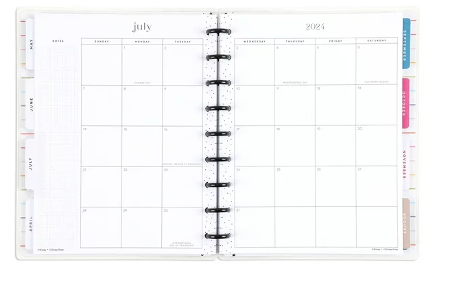 Agenda Disney 2024 Personajes