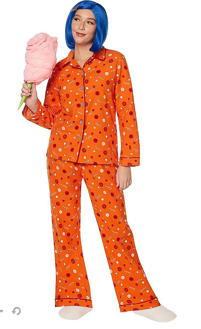 Coraline Pijama Completa Adulto