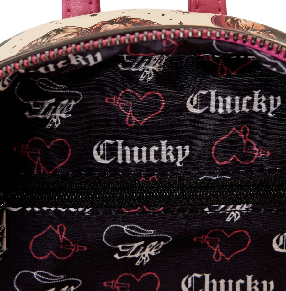 Chucky Y Novia Mochila Corazones San Valentin