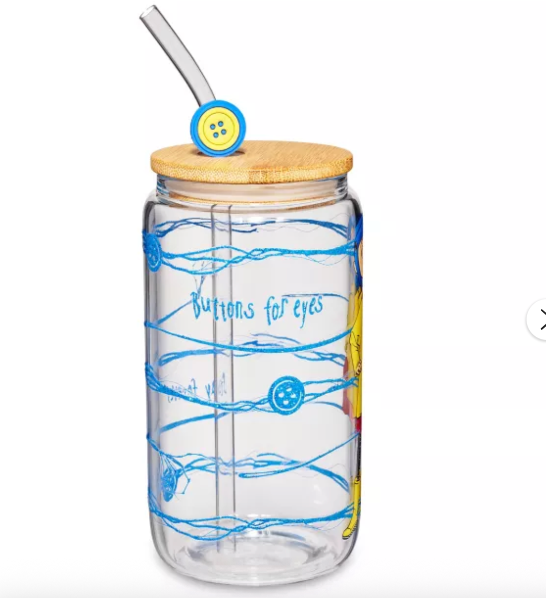 Coraline Vaso Vidrio Con Popote
