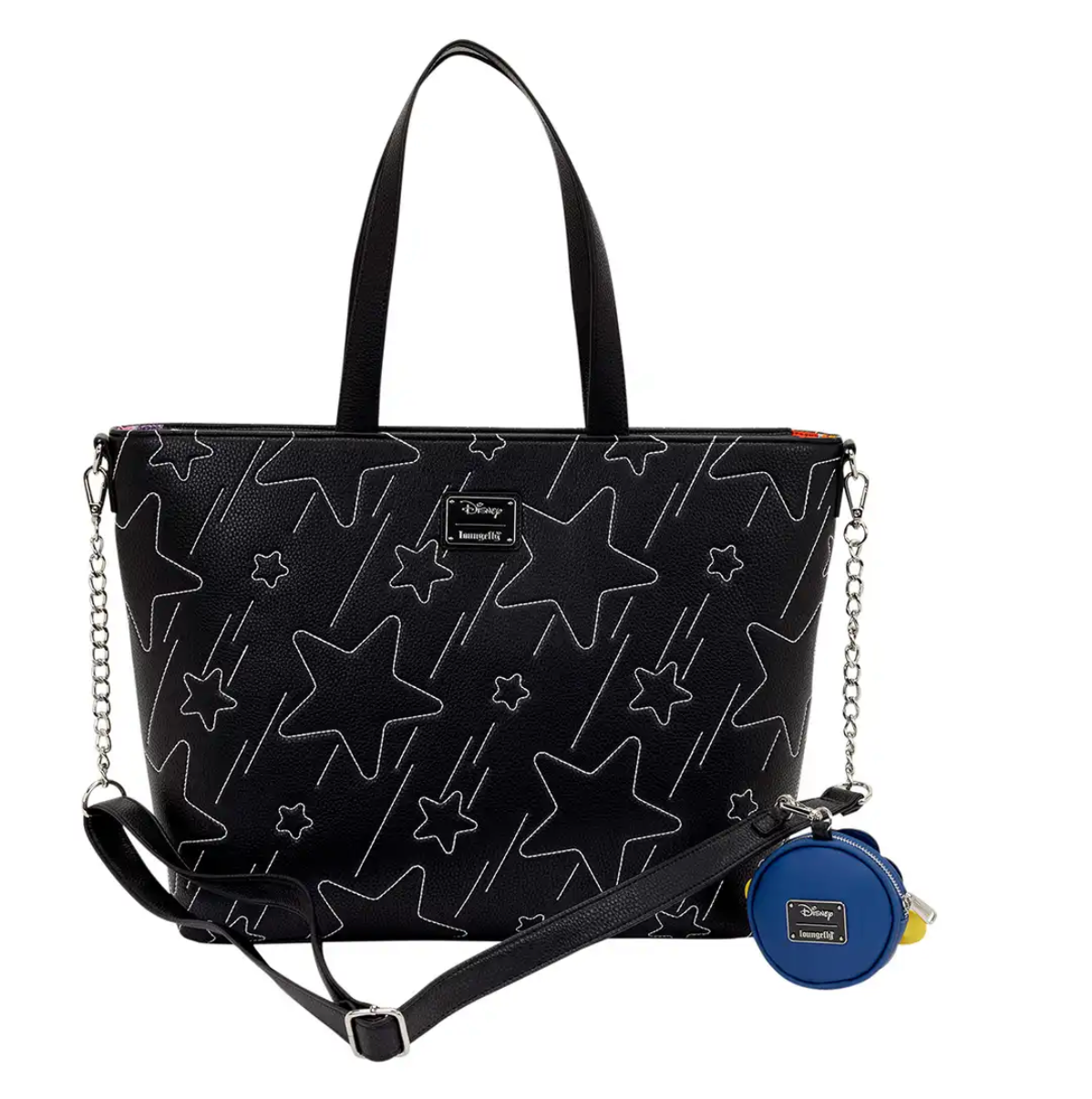 Lilo & Stitch Space Adventure Glow Tote Bolsa Crossbody Con Monedero
