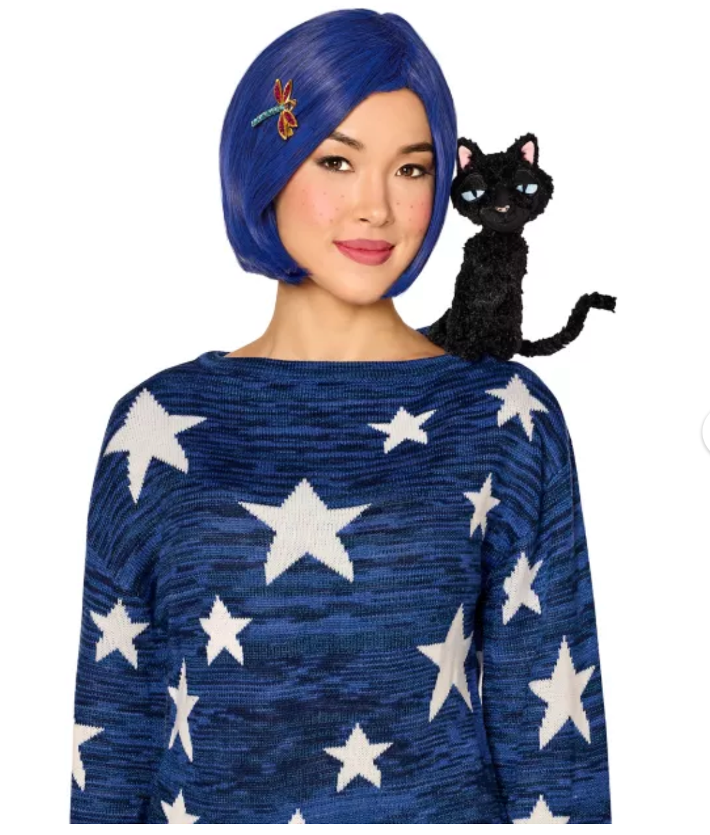 Coraline Gato Peluche Hombro