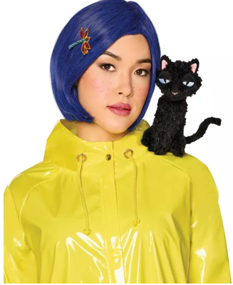 Coraline Gato Peluche Hombro