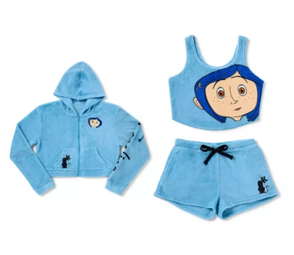 Coraline Conjunto 3 piezas Felpa