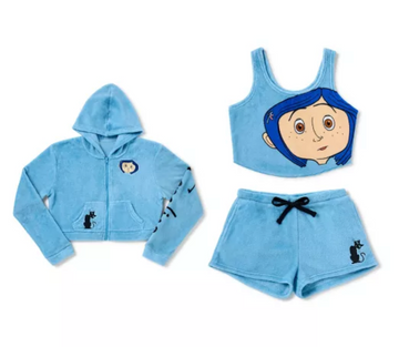 Coraline Conjunto 3 piezas Felpa