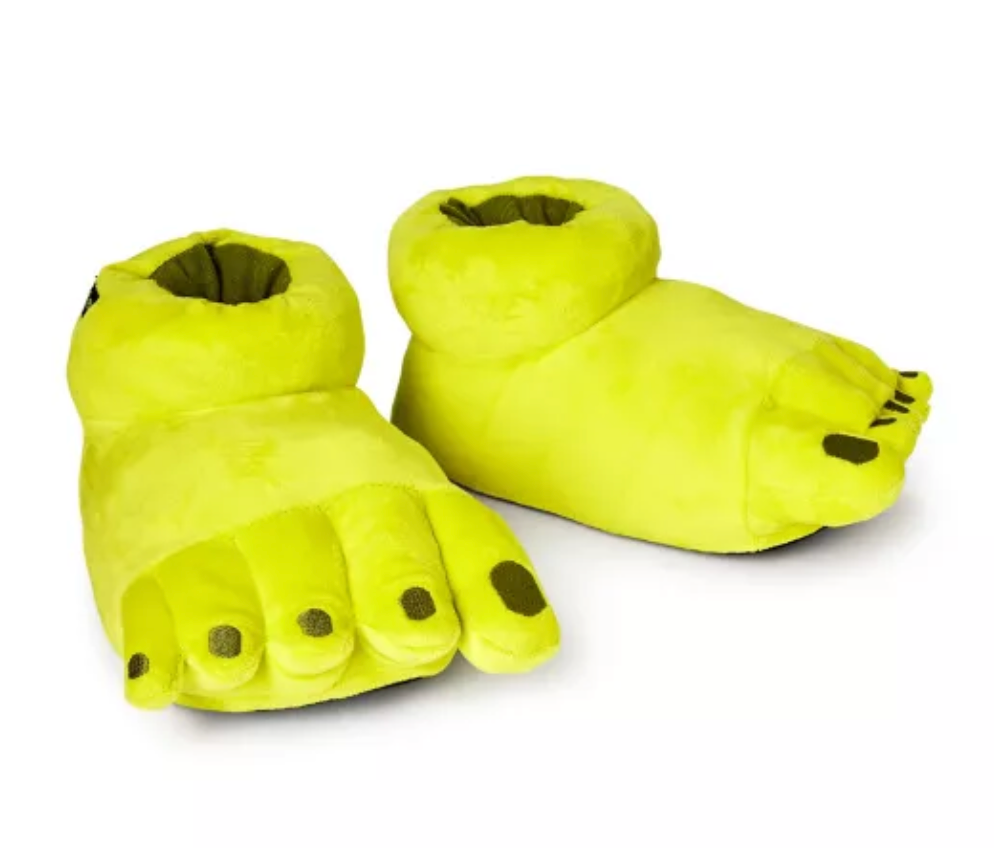 Shrek Pantunflas Pies