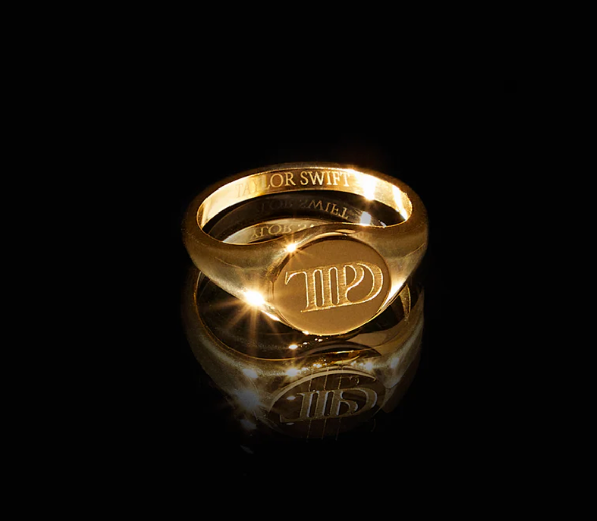 Taylor Swift THE TORTURED POETS DEPARTMENT Anillo Dorado