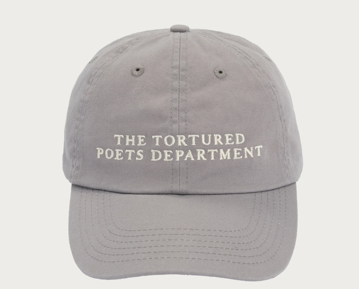 Taylor Swift THE TORTURED POETS DEPARTMENT Gorra Gris
