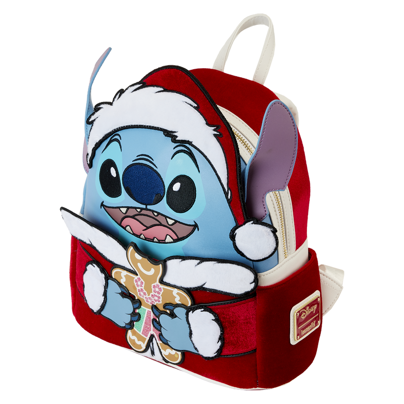 Stitch Navidad Cosplay Santa Mochila