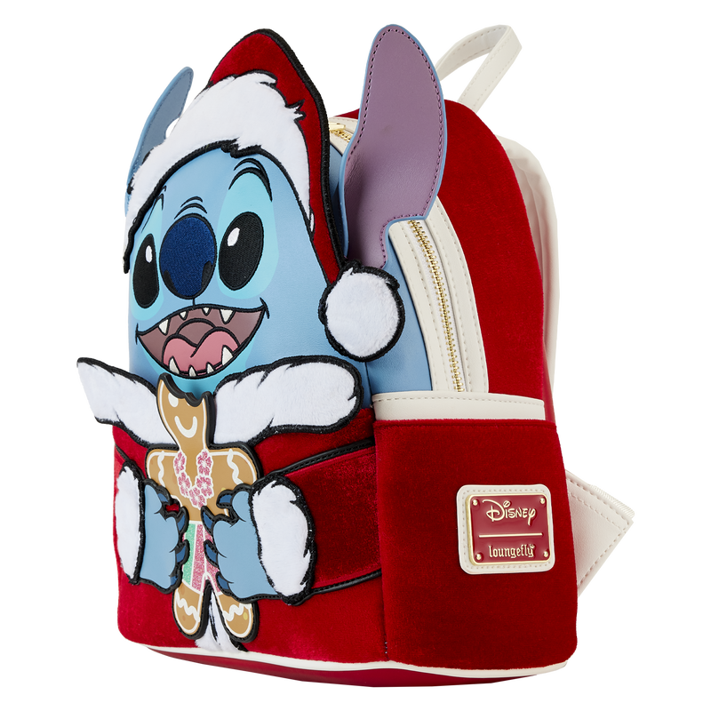 Stitch Navidad Cosplay Santa Mochila