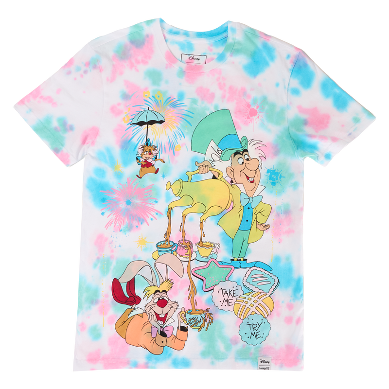 Alicia En El Pais De Las Maravillas Camisa Tie Dye No Cumpleaños