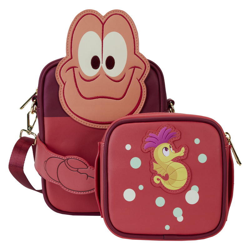La Sirenita Ariel Bolsa Sebastian Crossbody