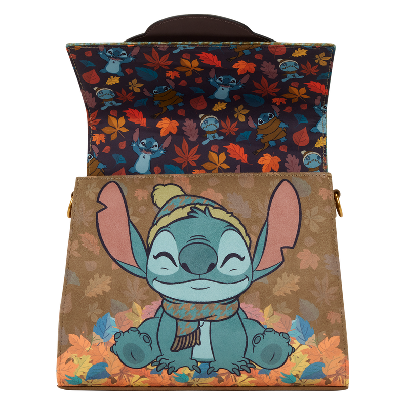 Bolsa Crossbody Lilo & Stitch Hojas Otoño
