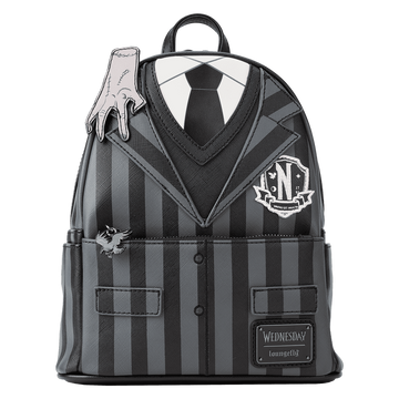 Wednesday Locos Addams Nevermore Cosplay Mochila