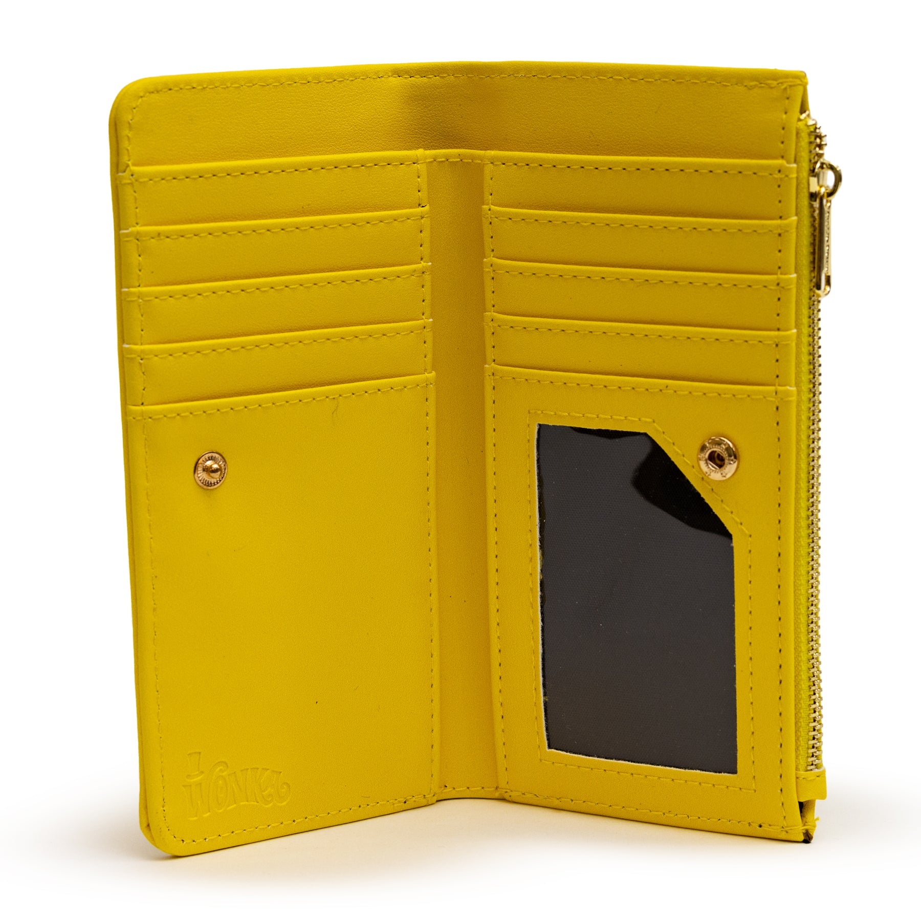 Willy Wonka Cartera Boleto Dorado