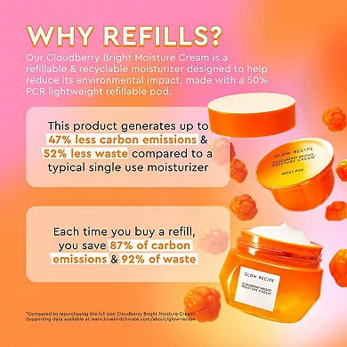 Glow Recipe Crema Hidratante Reutilizable Cloudberry Bright