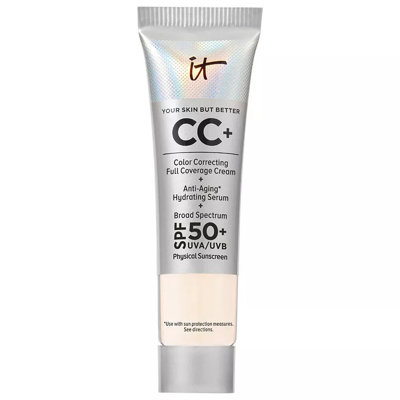 IT Cosmetics CC+ Cream Base de Maquillaje de Cobertura Total con Corrección de Color y SPF 50+