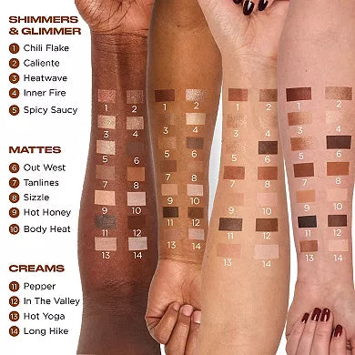 Urban Decay Naked Shaped Paleta de Maquillaje Warm-Toned para Ojos y Rostro