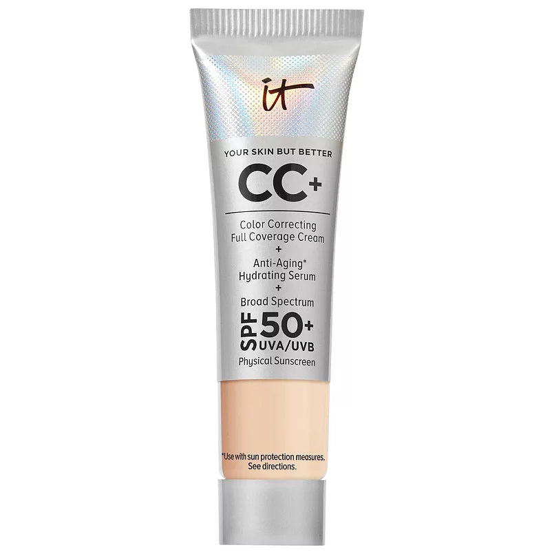 IT Cosmetics CC+ Cream Base de Maquillaje de Cobertura Total con Corrección de Color y SPF 50+