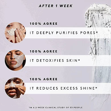 Fenty Skin Cookies N Clean Mascarilla Facial de Arcilla Batida con Detox de Poros, Ácido Salicílico y Carbón
