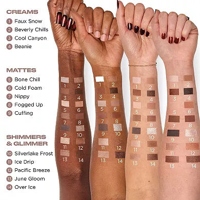 Urban Decay Naked Shaped Paleta de Maquillaje Cool-Toned para Ojos y Rostro