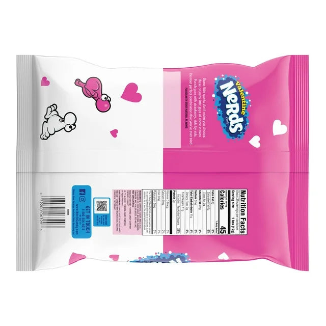 Nerds Valentine's Day Candy, Strawberry and Punch, Friend Exchange, 40