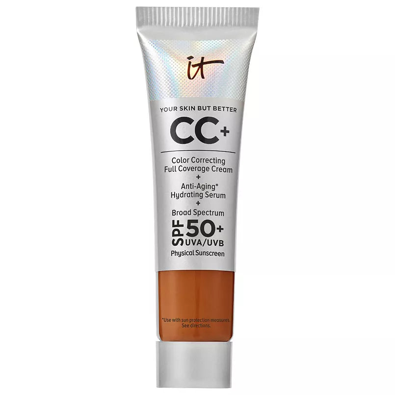 IT Cosmetics CC+ Cream Base de Maquillaje de Cobertura Total con Corrección de Color y SPF 50+