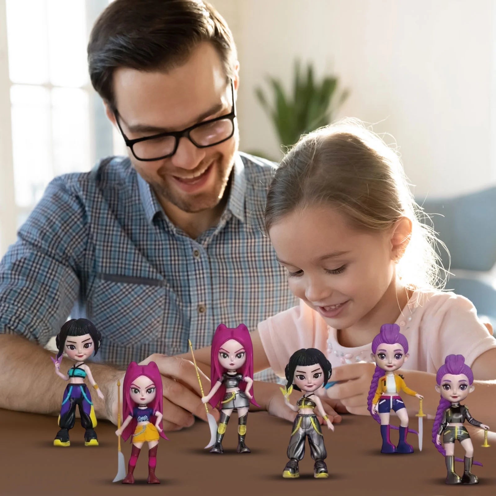 KPop Animation Huntrixs Toys Gifts Box 6-Pack - Collectable Vinyl Figure - Gift Idea - Toys for Animation Fans
