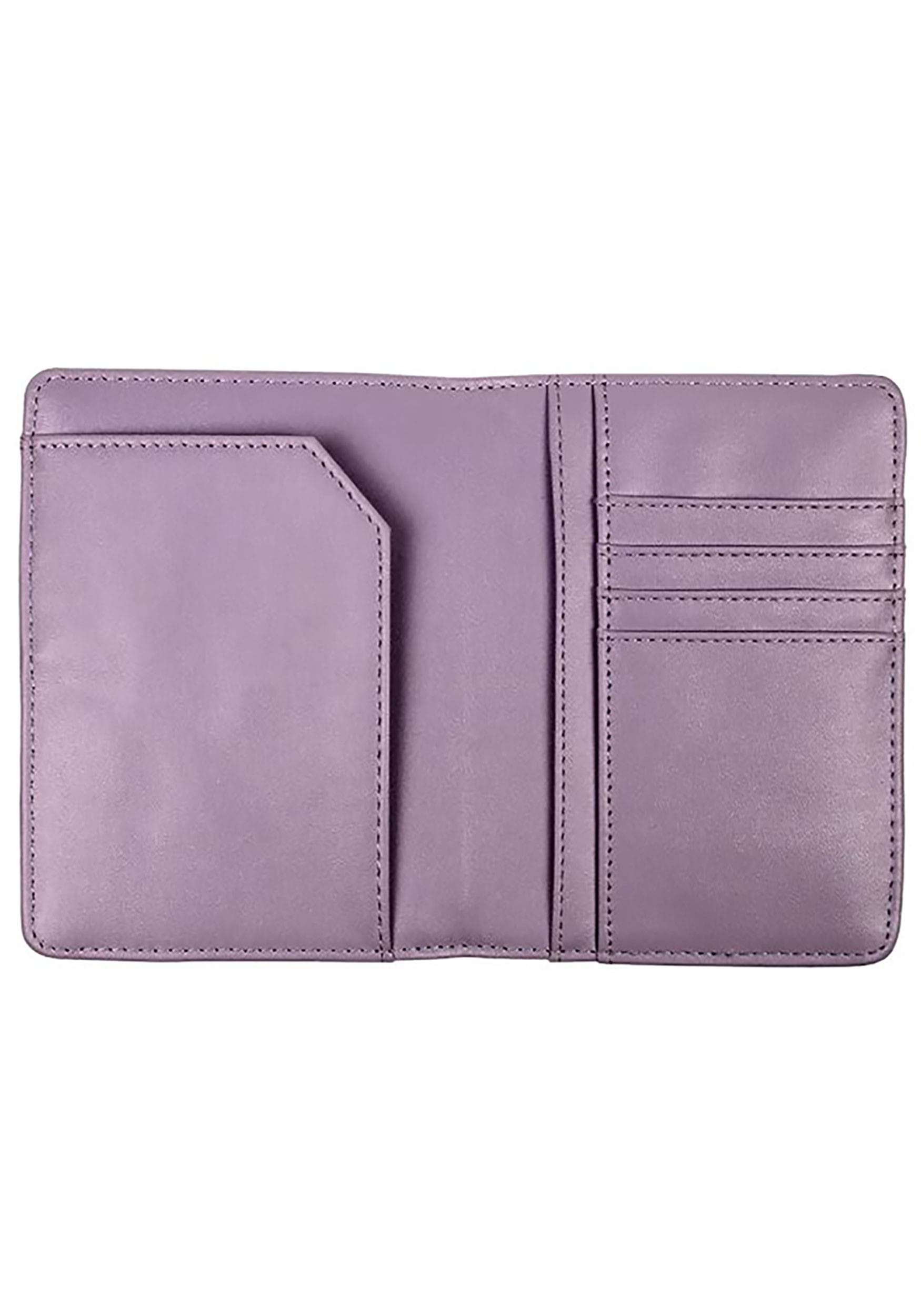 Porta Pasaporte Mickey and Minnie Heart Passport Holder