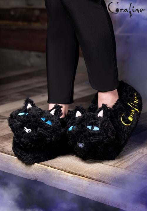 Coraline Pantunflas Gato