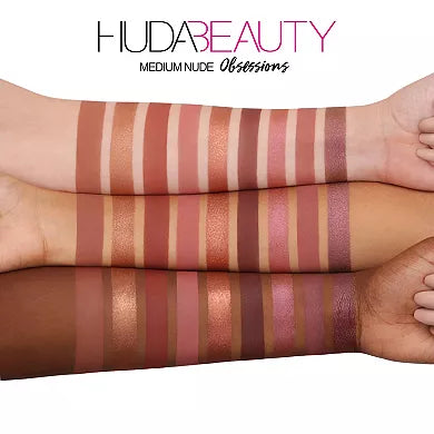 HUDA BEAUTY Paleta de Sombras Nude Obsessions Medium