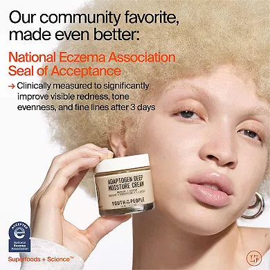 Youth To The People Adaptogen Skin Repairing Moisturizer con Péptidos para Piel Sensible y Seca Crema restauradora para piel sensible y seca