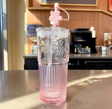 Starbucks China Ombre Glass Vaso Vidrio