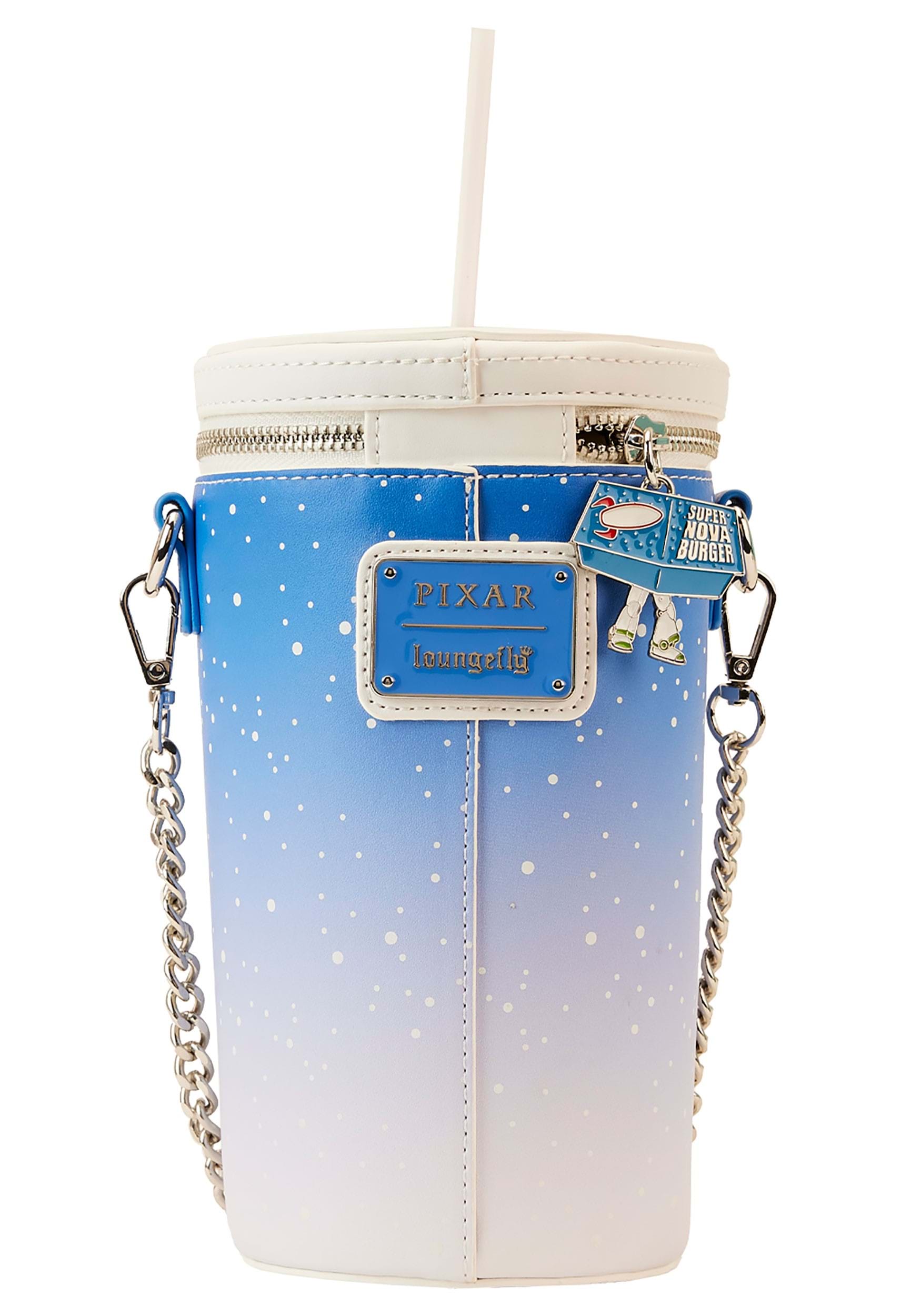 Loungefly Disney Pixar Toy Story Pizza Planet Mega Gulp Bolsa Crossbody Termo