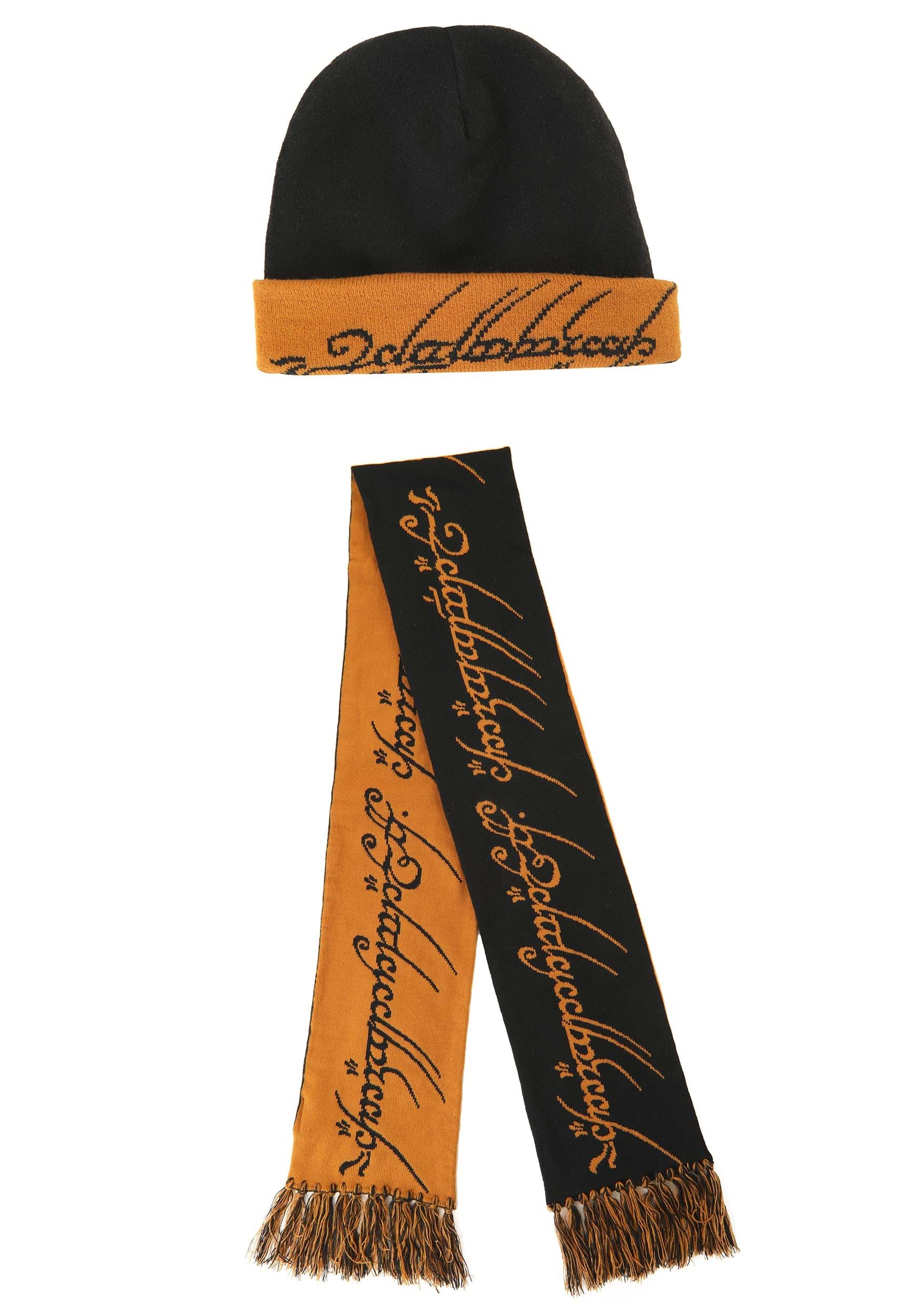 Señor De Los Anillos Gorrito Y Bufanda