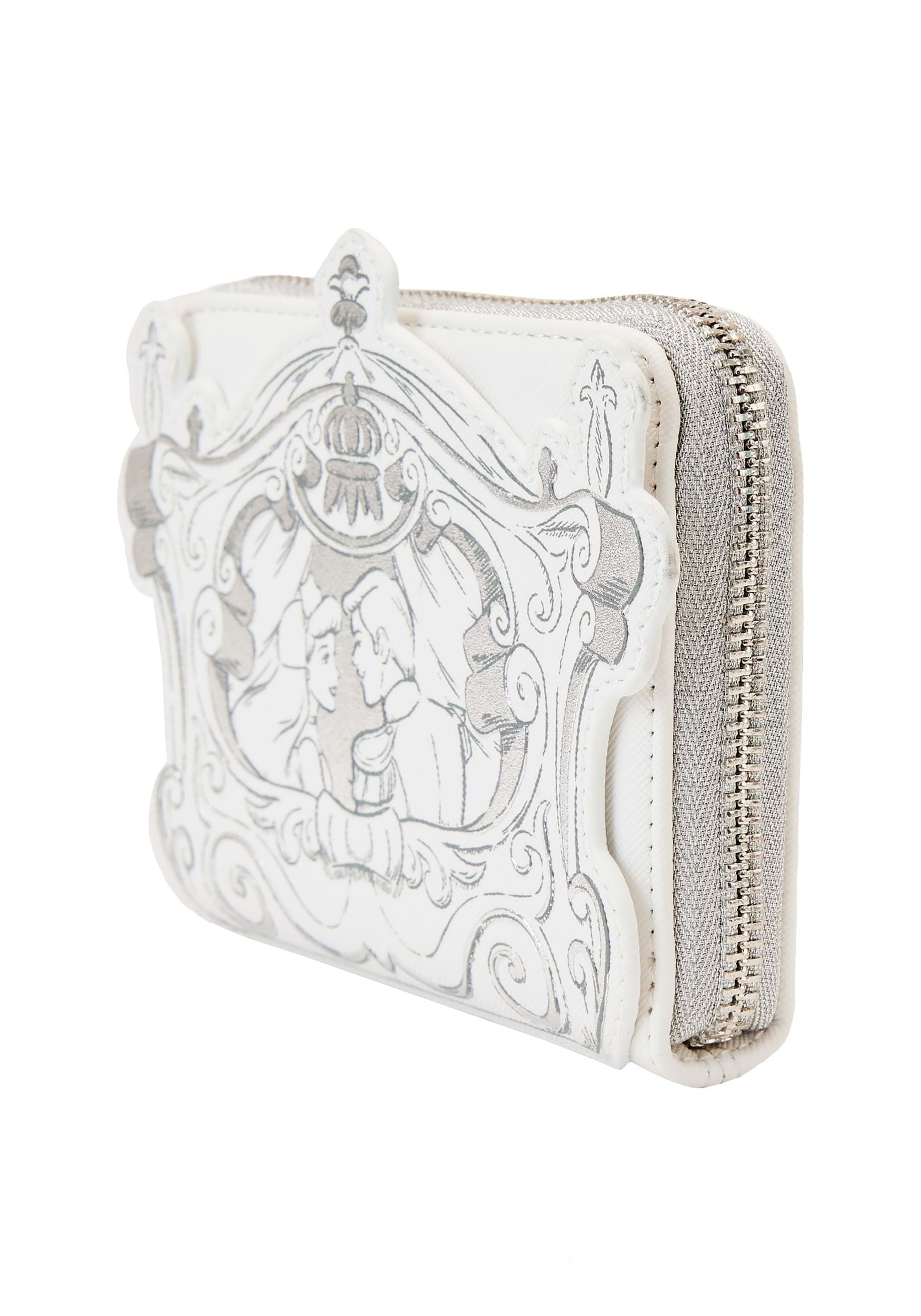 Cenicienta Cartera Felices Por Siempre Blanco Y Plateado
