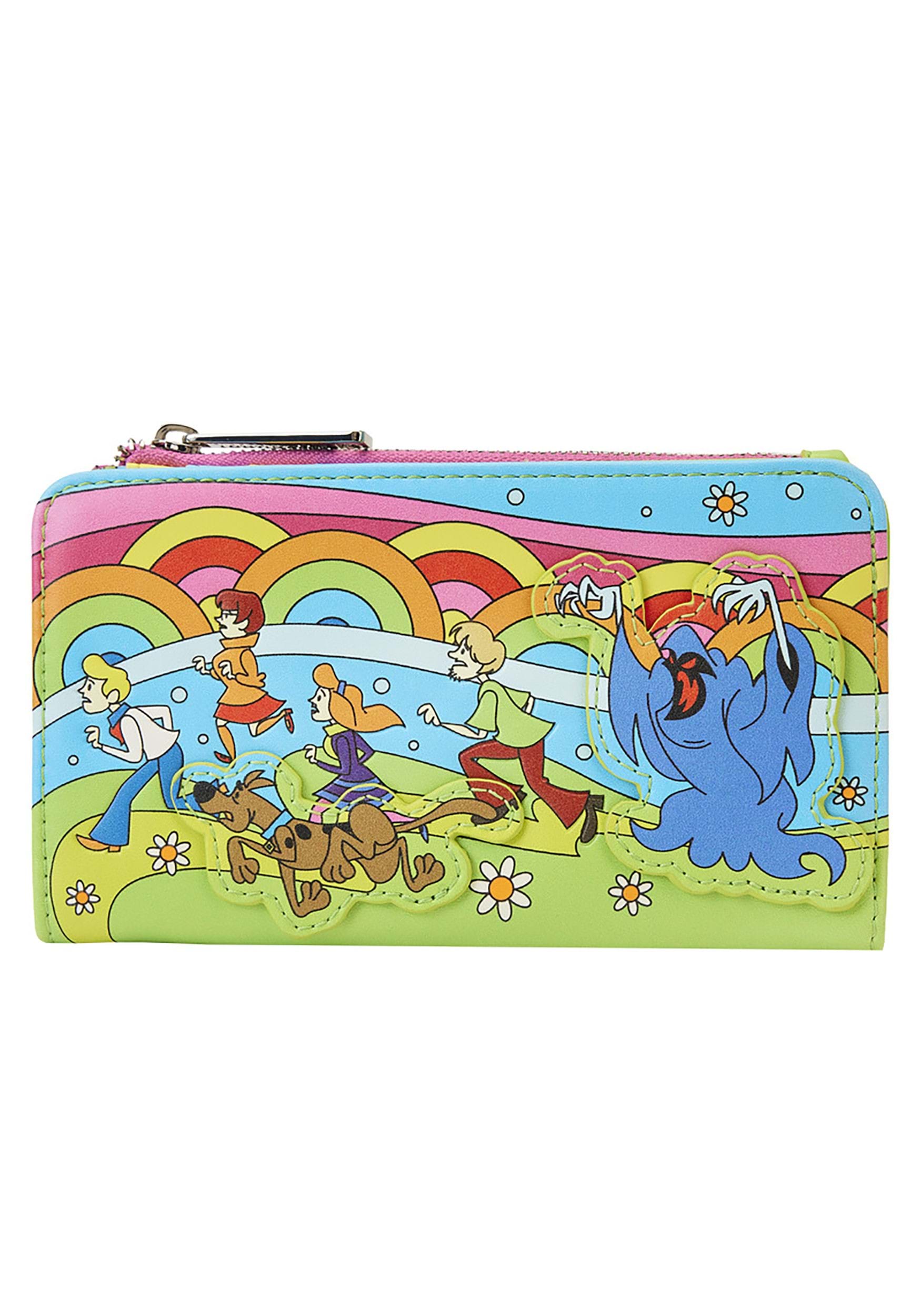 Scooby Doo Cartera Psychedelic Monster Brilla Obscuridad