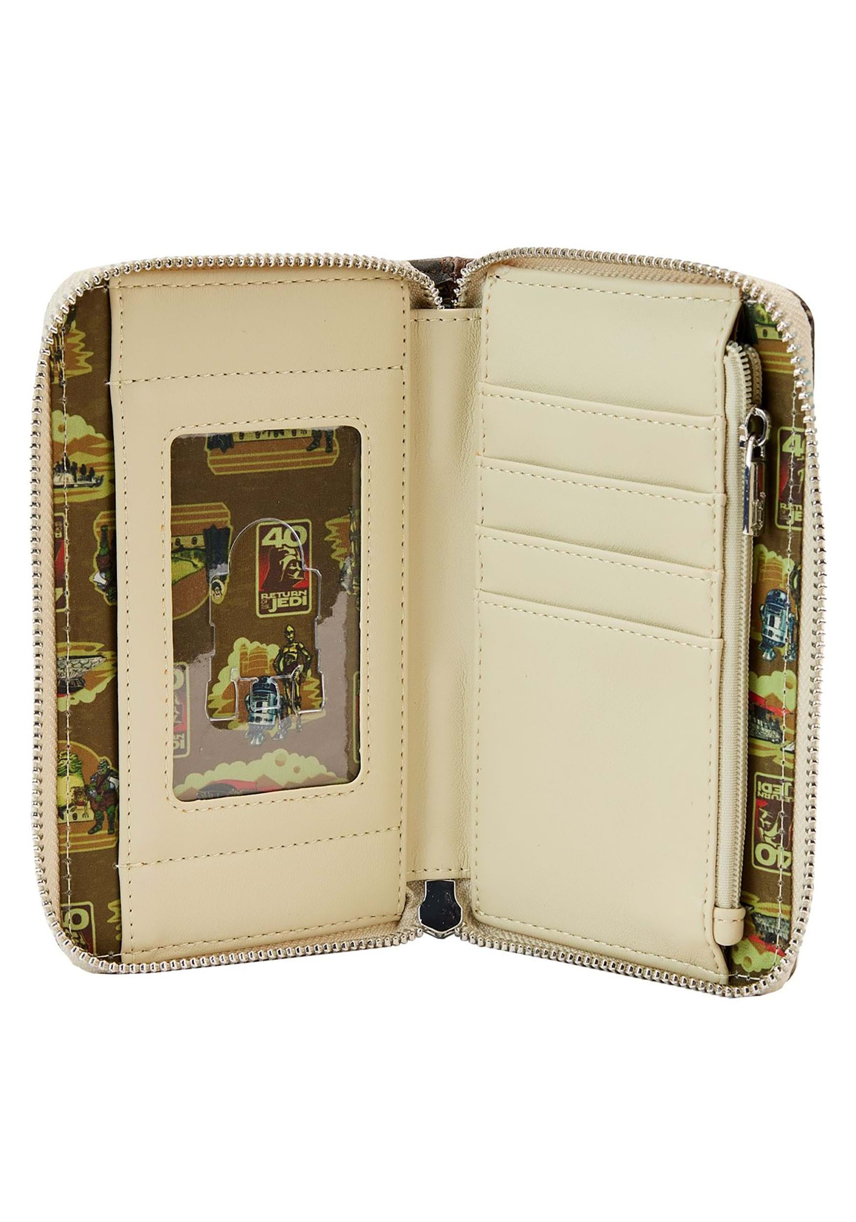 Loungefly Star Wars Return of the Jedi 40th Anniversary Cartera Jabba's Palace Scene Zip