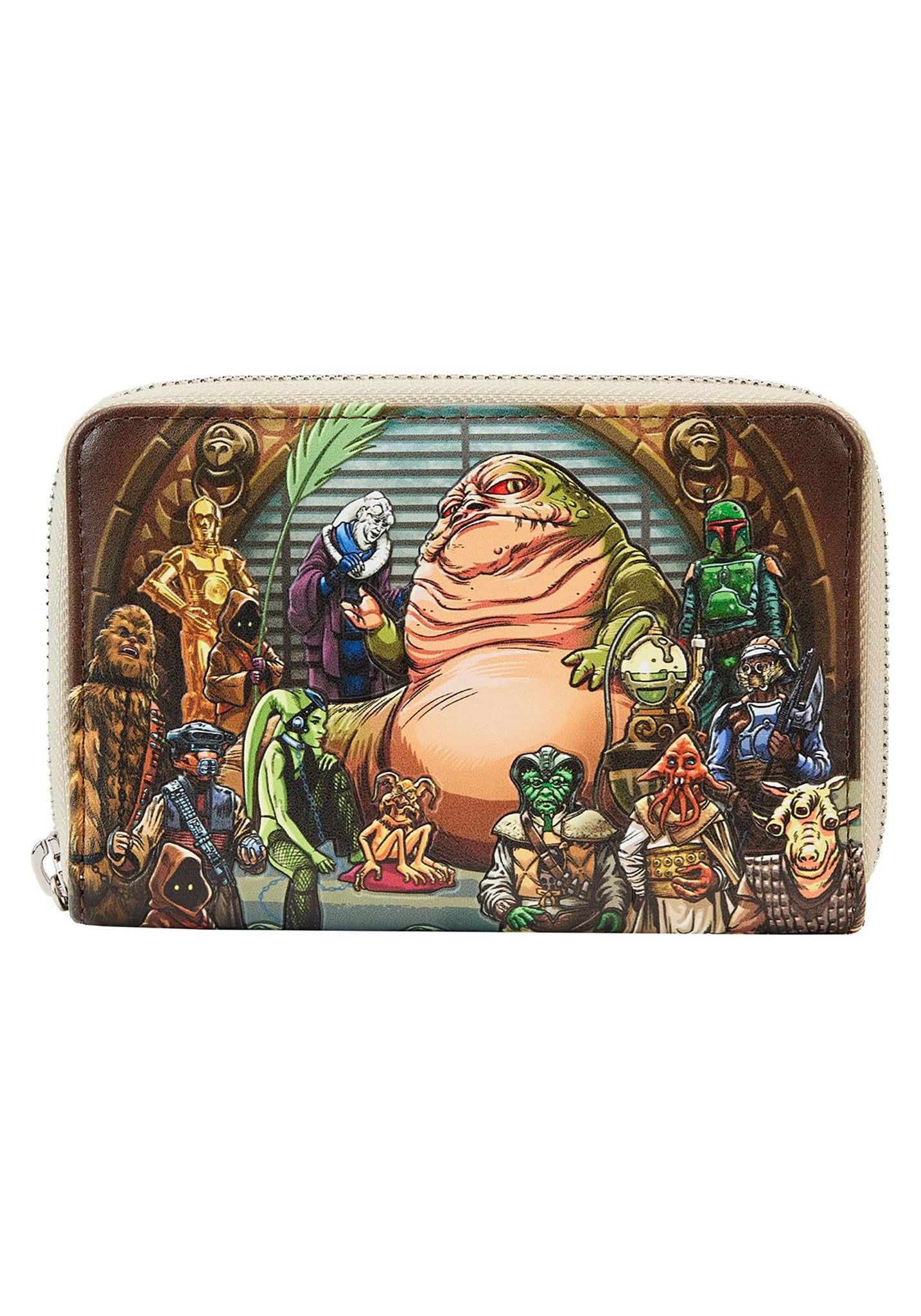 Loungefly Star Wars Return of the Jedi 40th Anniversary Cartera Jabba's Palace Scene Zip
