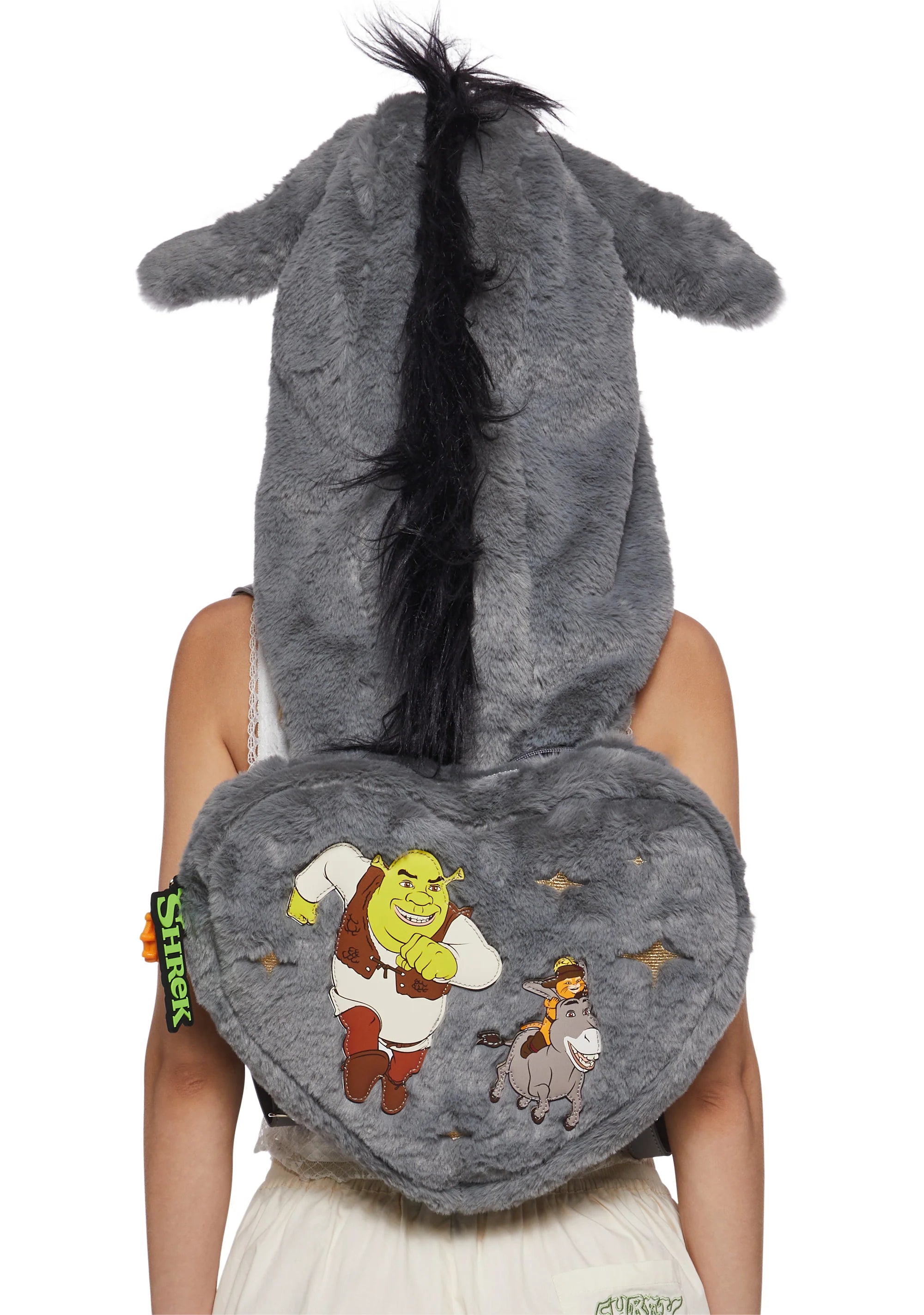 Shrek Mochila Con Gorrito Burro