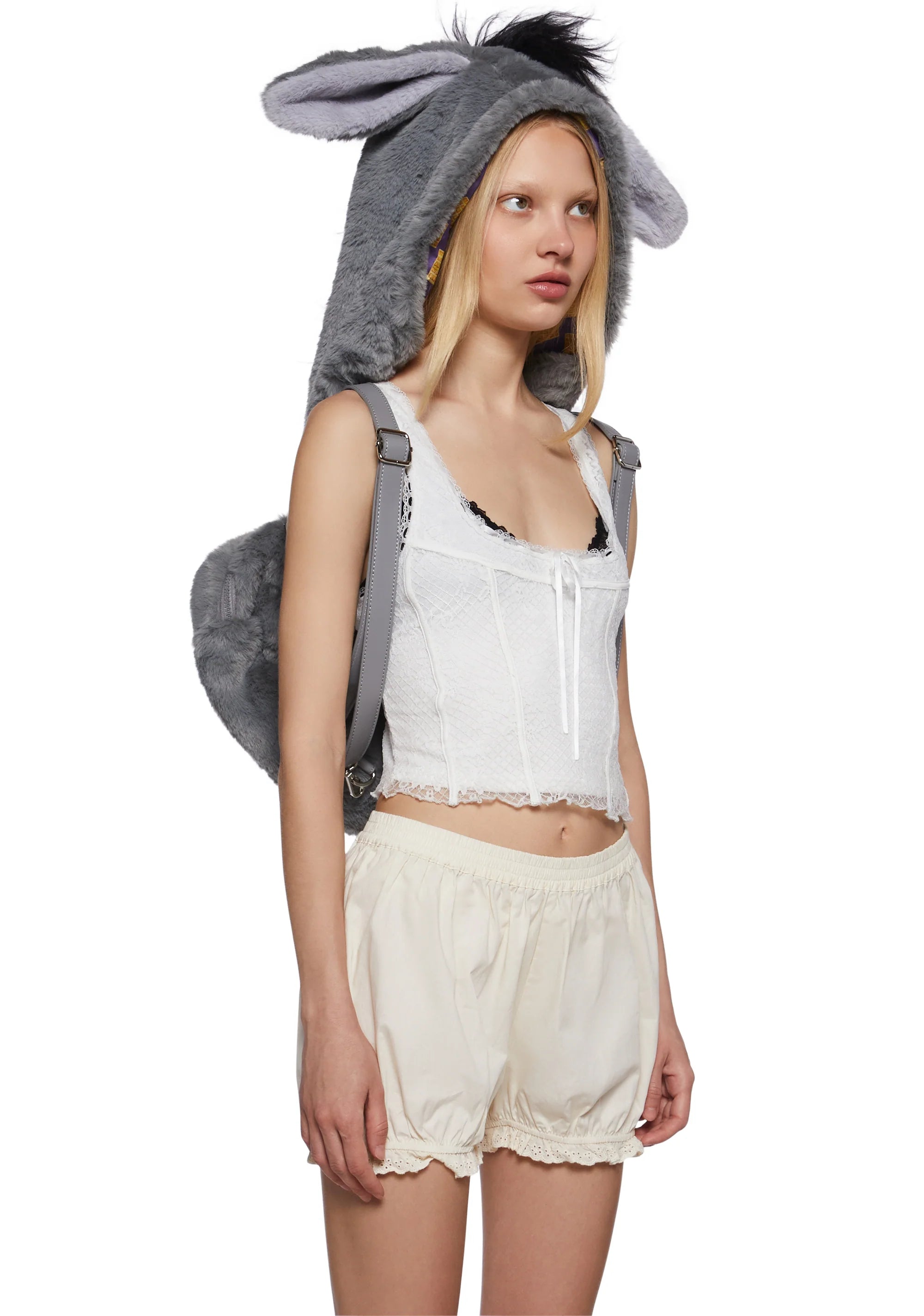 Shrek Mochila Con Gorrito Burro