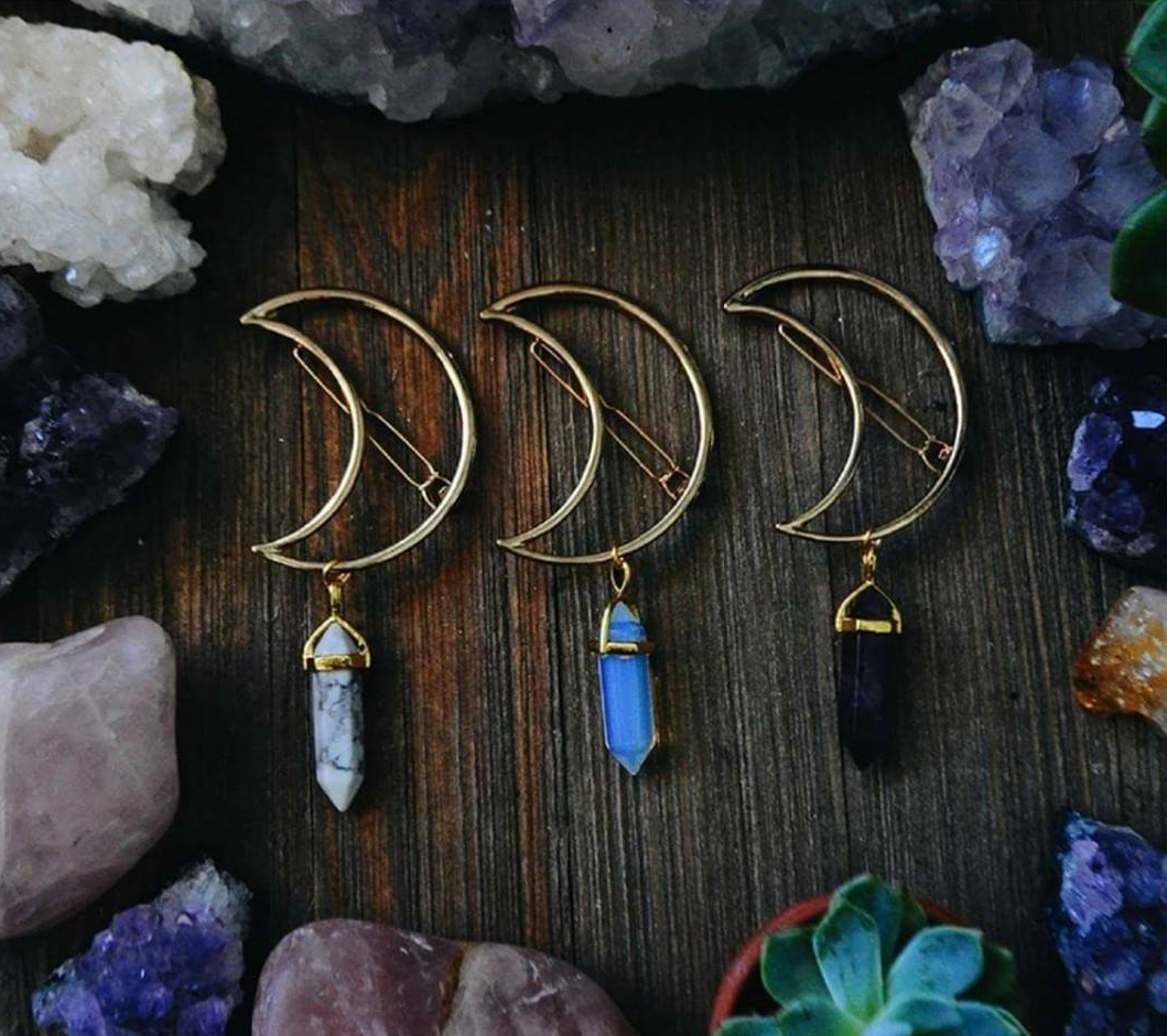 Broche para el Cabello de Luna