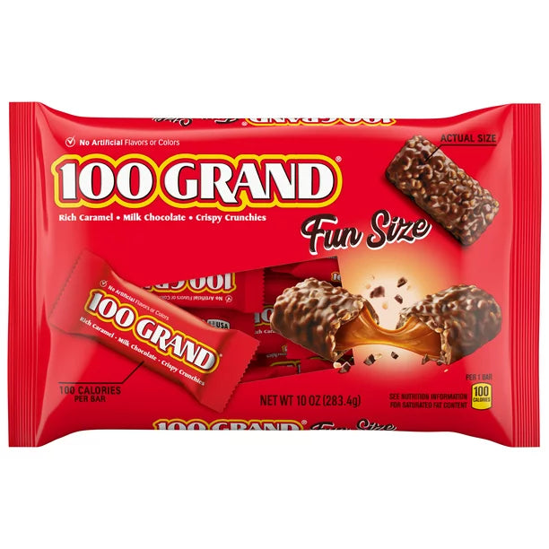 100 Grand, Crispy Milk Chocolate with Caramel, 10 oz