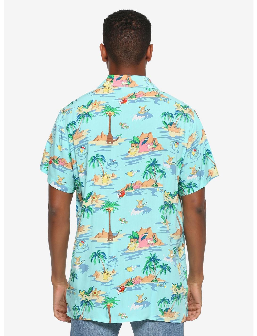Pokemon Camisa Botones
