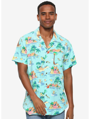 Pokemon Camisa Botones