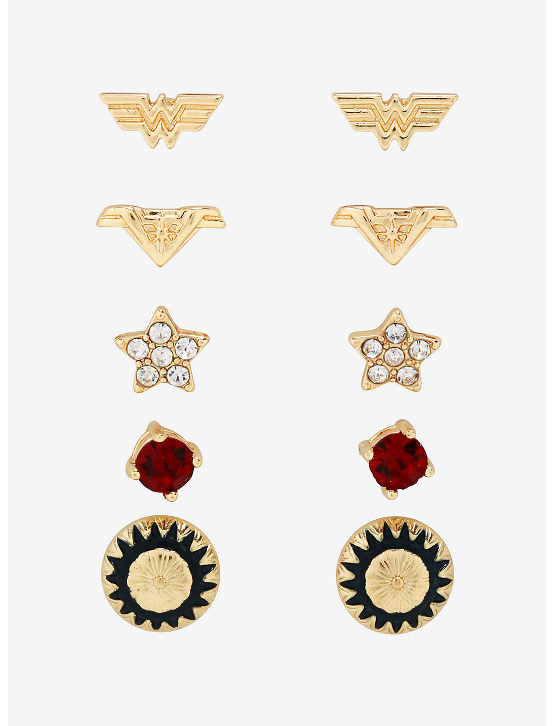 DC Comics Mujer Maravilla Set De Aretes