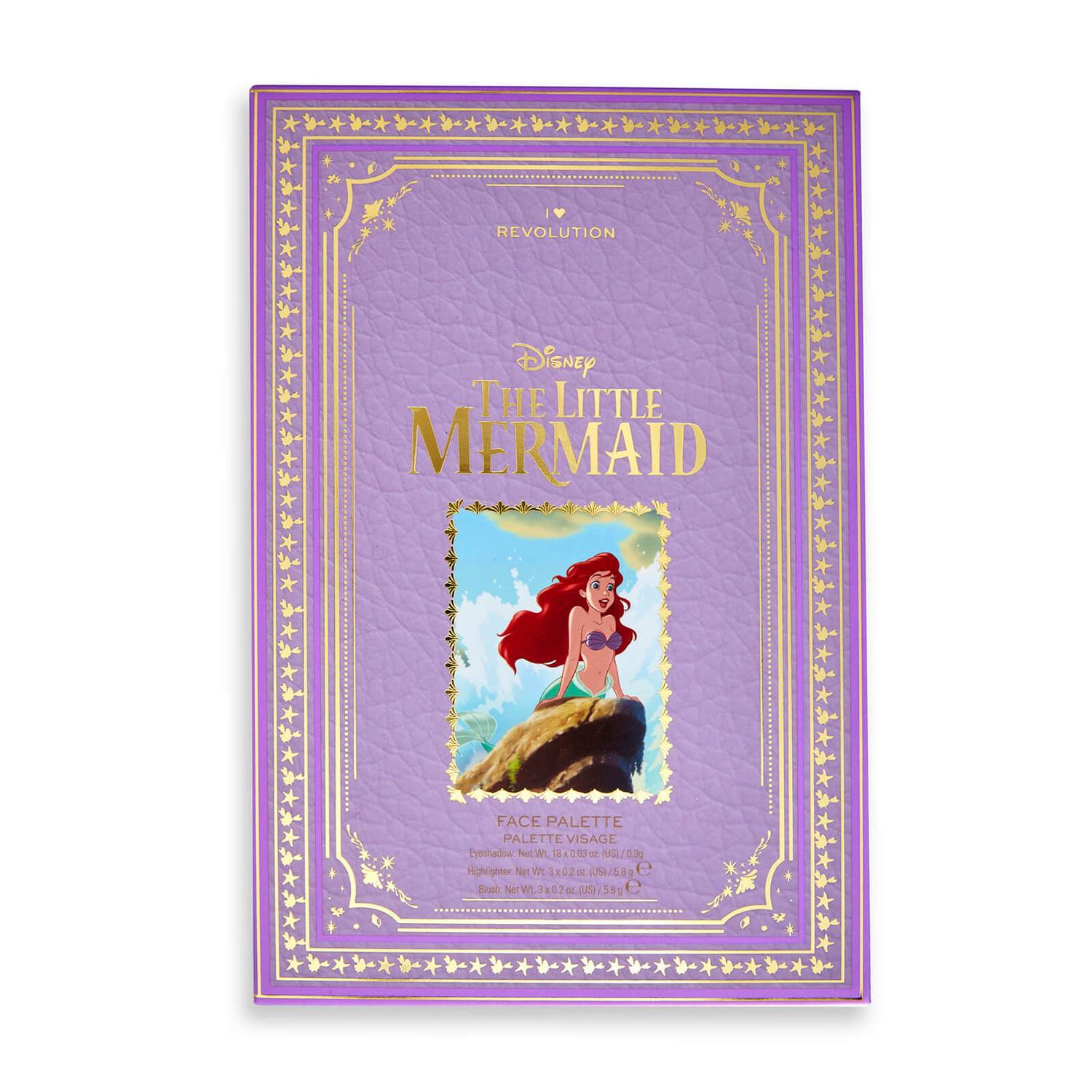 La Sirenita Ariel Paleta Sombras