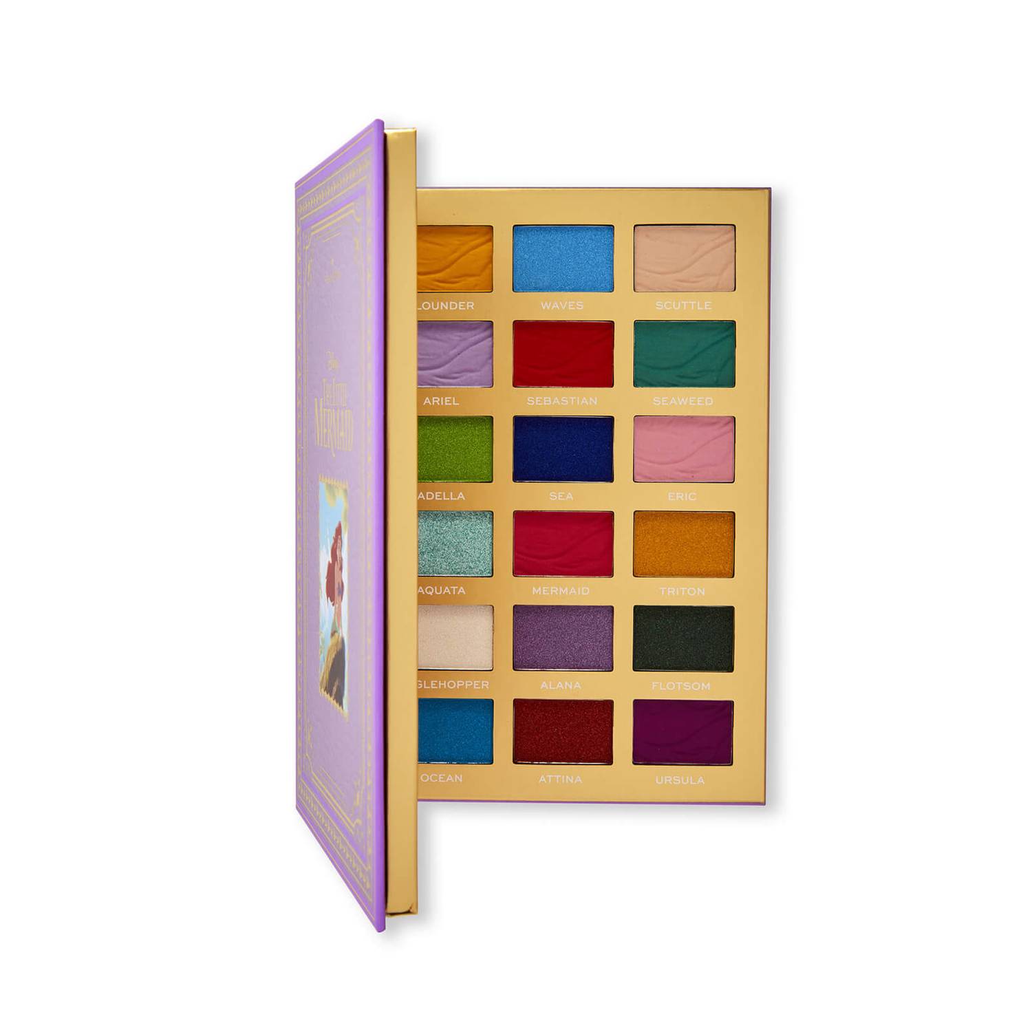 La Sirenita Ariel Paleta Sombras