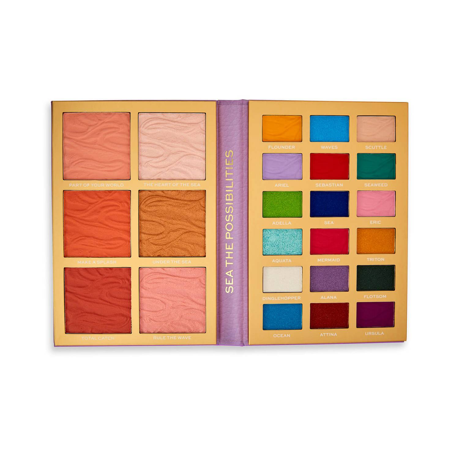 La Sirenita Ariel Paleta Sombras